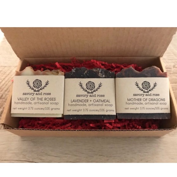 savory and rose Other - Savory and Rose Soap Floral Gift Box